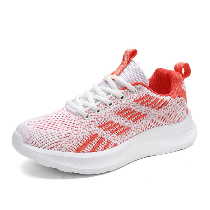 Damen nan ultraleichter Strick-Freizeitsneaker mit ergonomischer Dämpfungskernsohle und Zuglasche Echo Archiv