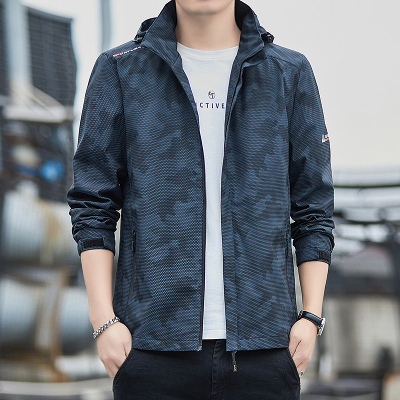 Herren Moderne Übergangsjacke Echo Archiv