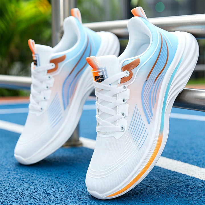 Unisex nan leichtgewichtiger Komfort-Running-Sneaker mit nahtlosem Mesh-Obermaterial, gepolstertem Fersenkragen und stoßabsorbierender Wellen-EVA-Sohle Echo Archiv