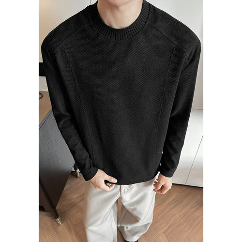 Herren Strickpullover mit strukturiertem Design Echo Archive