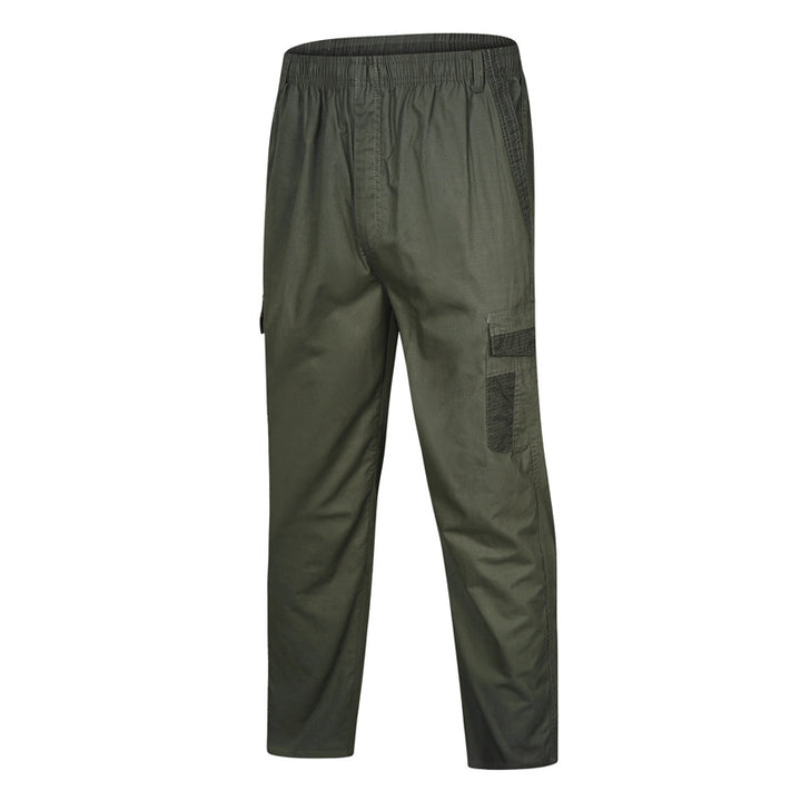 Herren Cargohose mit elastischem Bund, Mesh-Einsätzen und Multifachtaschen – Bravaro