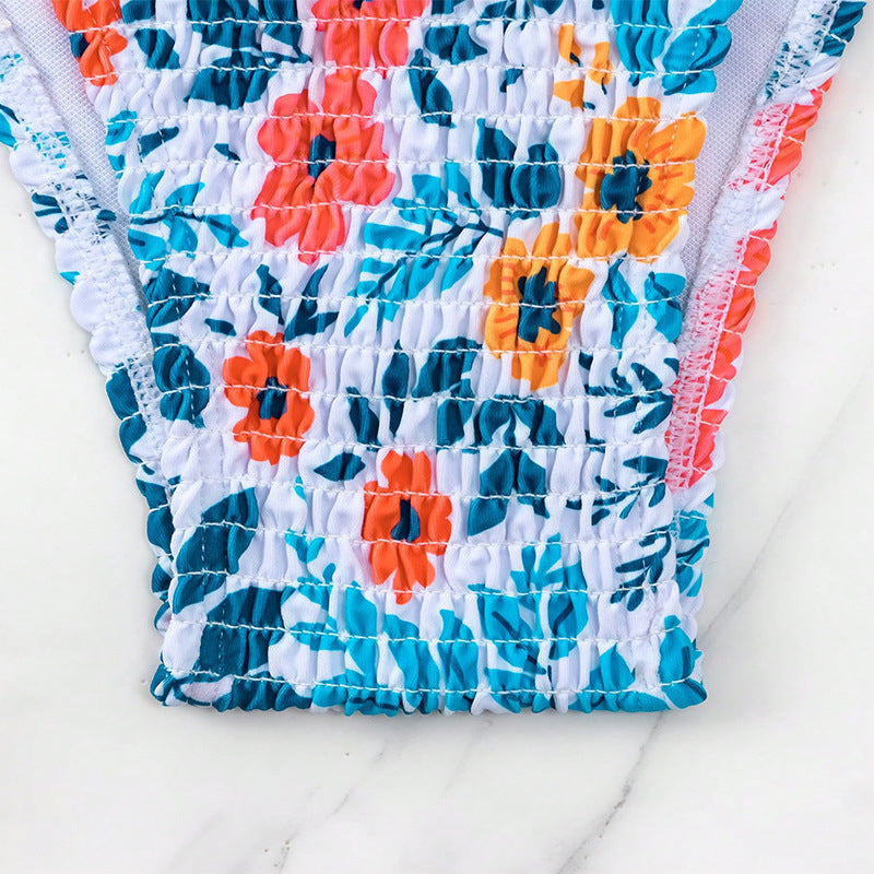 Damen Triangle-Bikini mit verspieltem Muster Echo Archiv