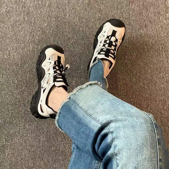 Damen Sportliche Sneakers mit rutschfester Sohle und atmungsaktivem Obermaterial Echo Archiv