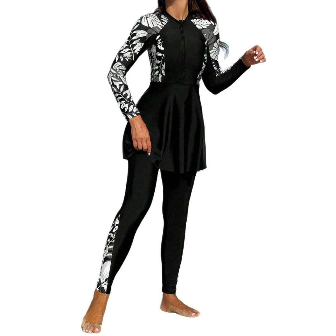 Damen Surfanzug mit Rockteil und langärmligem Design Echo Archiv
