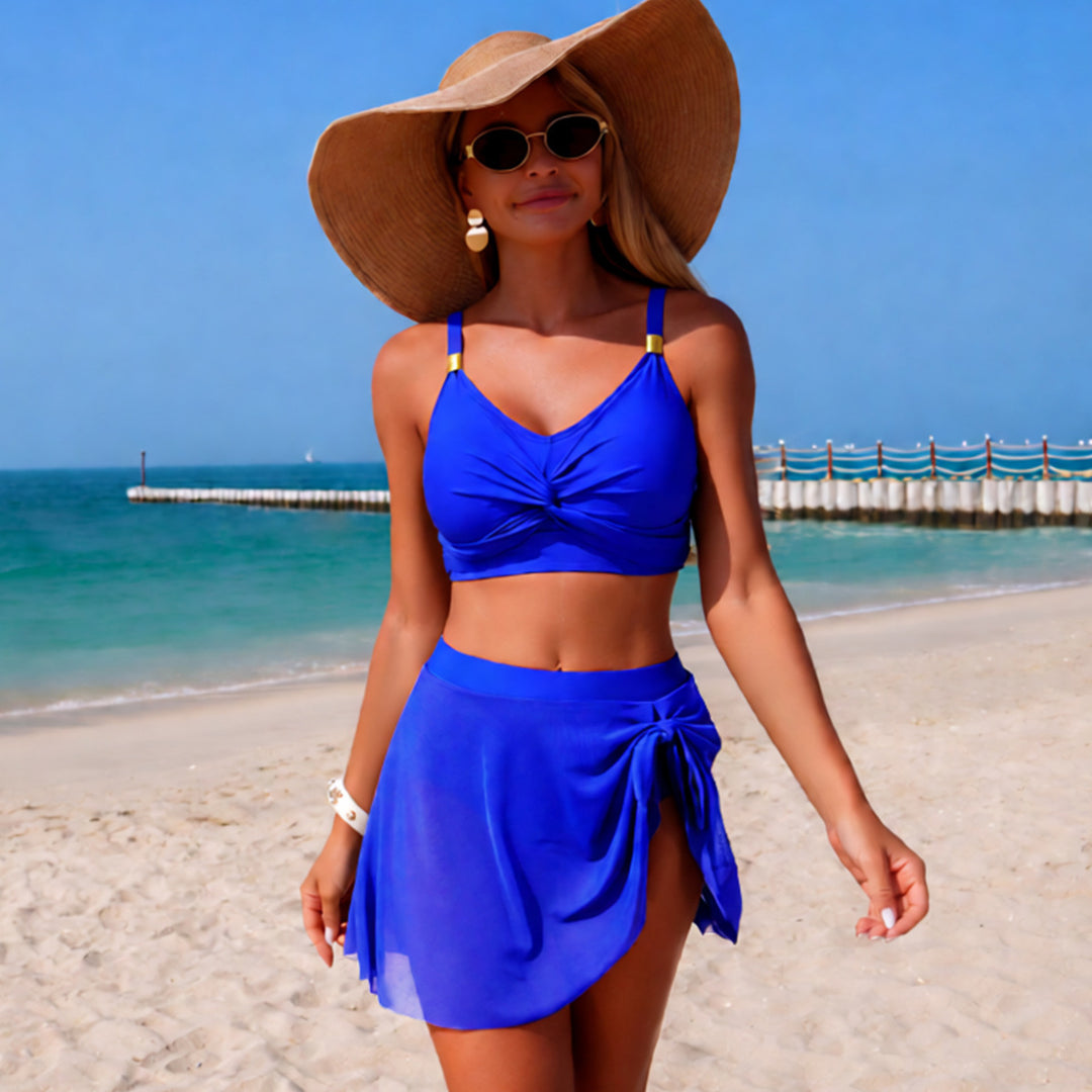 Damen Schwimmbikini mit Wickelrock Echo Archiv