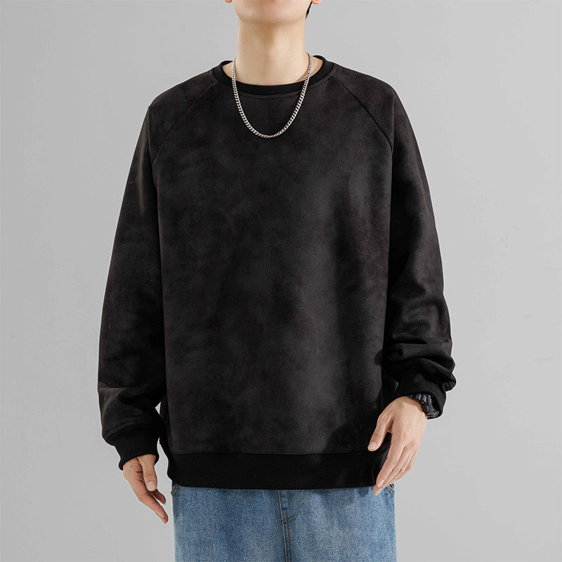 Herren lässiger Sweatshirt mit Raglanärmeln Echoarchiv