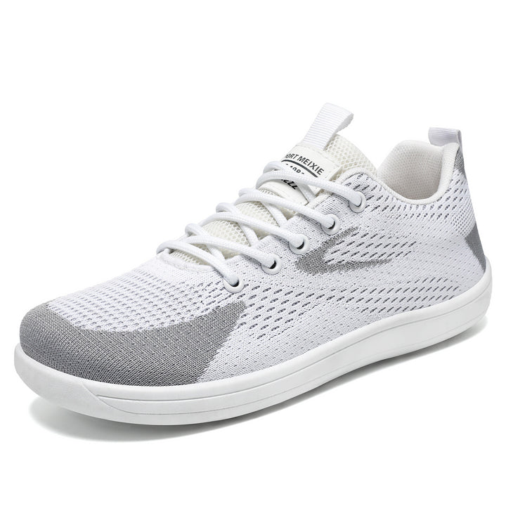 Damen nan leichter atmungsaktiver Strick-Freizeitsneaker mit elastischer Schnürung und stoßdämpfender EVA-Zwischensohle Echo Archiv