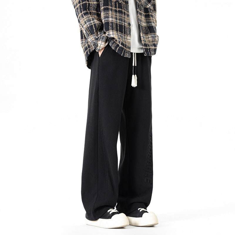 Herren Bequeme und lässige Relaxed Fit Freizeithose