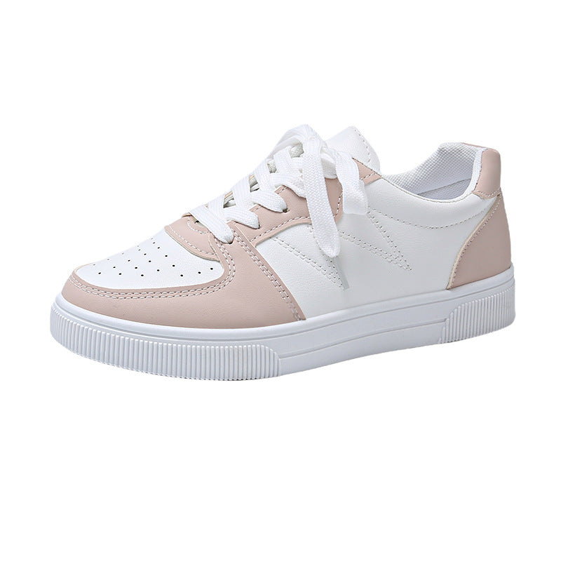 Damen Niedrige Plateausneaker mit gepolstertem Schaft und klassischer Schnürung – Névara