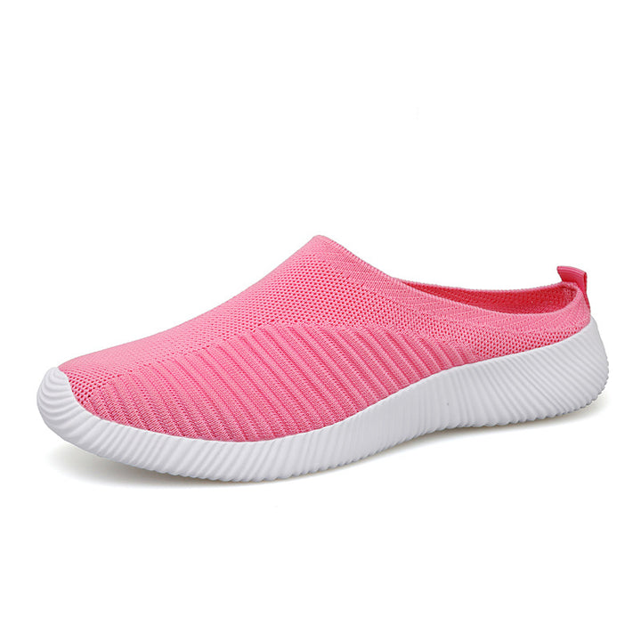 Damen nan ultraleichter Slip-On-Freizeitschuh mit nahtlosem Netzstrick, ergonomischer Fersenlasche und flexibler Wellenlaufsohle Echo Archiv