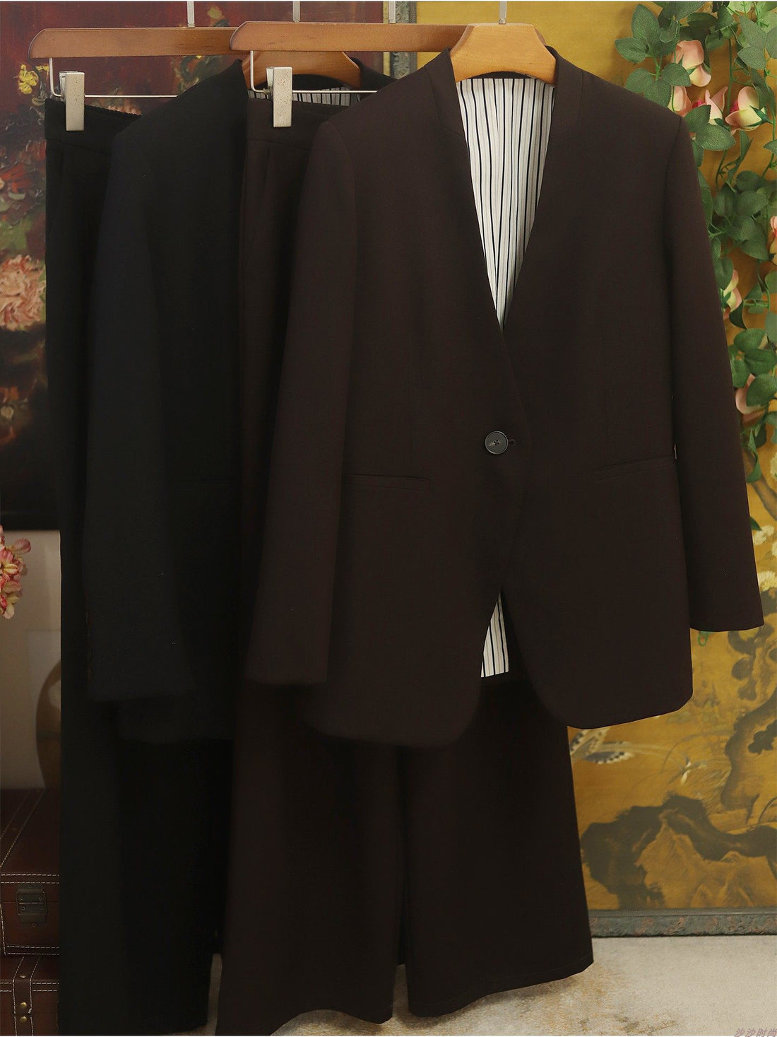 Damen Elegantes Blazer-Set mit schickem Schnitt Echoarchiv