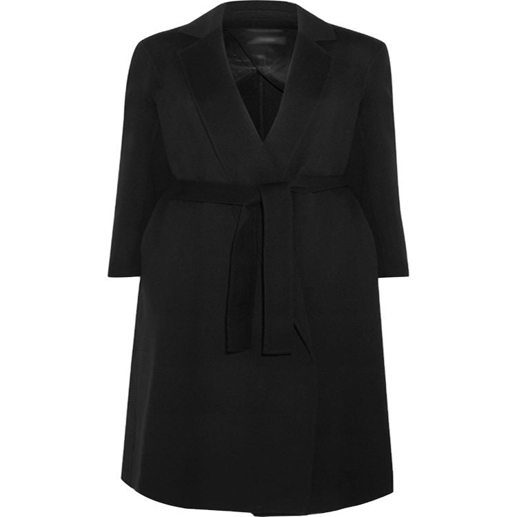 Damen Oversize Longmantel im minimalistischen Schalkragen‑Tailoring Echoarchiv