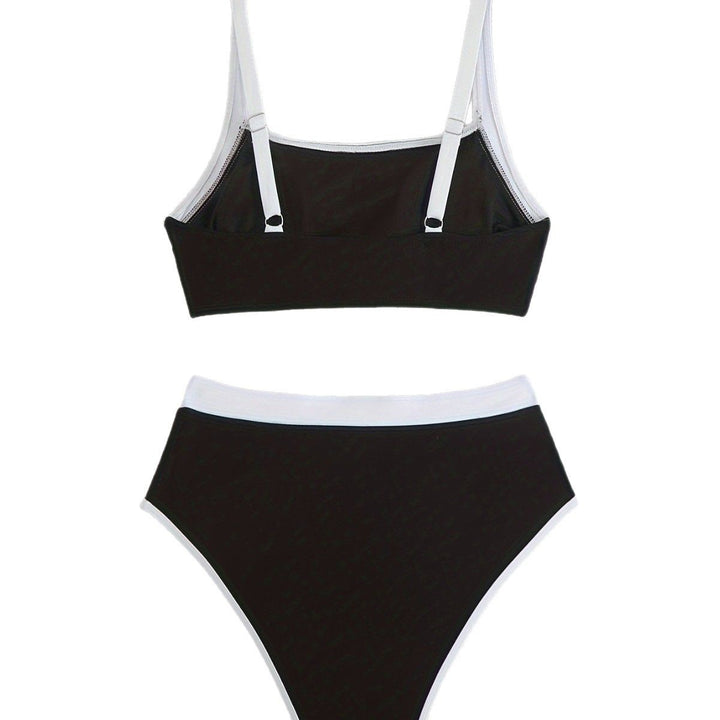 Damen Bikini-Set mit sportlichem Schnitt und hohem Taillenslip Echo Archiv