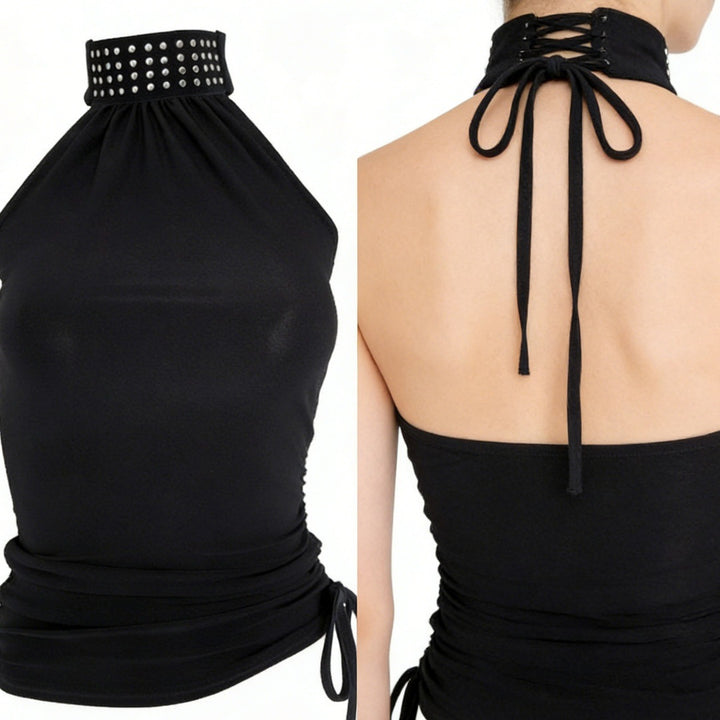 Damen Hochgeschlossenes Top mit Rüschendetails Echo Archiv