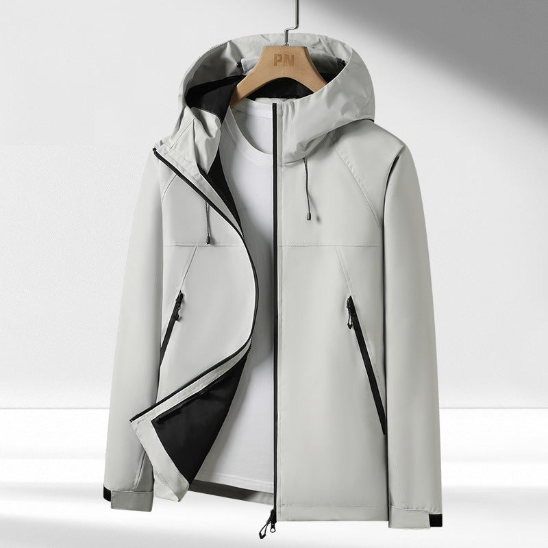 Herren Funktionsjacke mit atmungsaktiver Membran und praktischen Reißverschluss-Taschen Echoarchiv