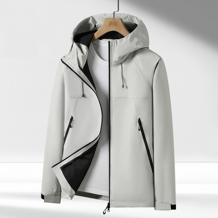 Herren Funktionsjacke mit atmungsaktiver Membran und praktischen Reißverschluss-Taschen Echoarchiv
