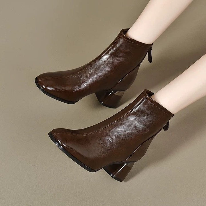 Damen Elegante Ankle Boots mit Blockabsatz Echo Archiv