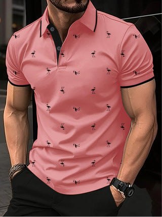 Herren modisches Poloshirt Echoarchiv