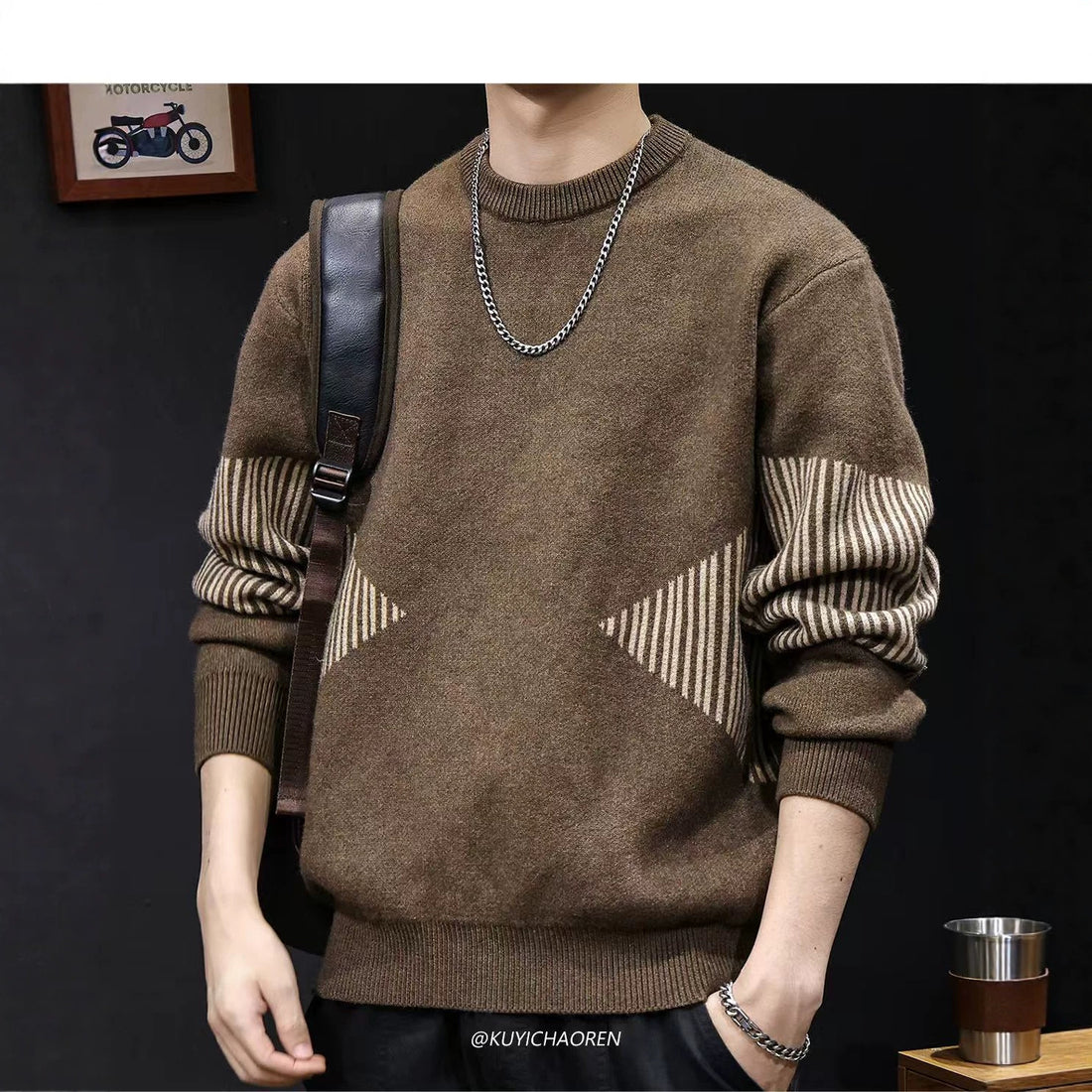 Herren Strickpullover Echoarchiv
