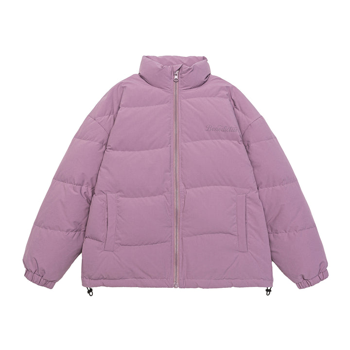 Damen Boxy Stepp-Pufferjacke mit hohem Stehkragen, Tunnelzug und elastischen Bündchen Echoarchiv