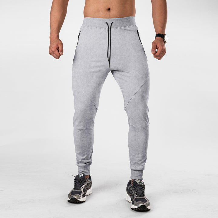Herren Sportliche Jogginghose mit funktionalen Reißverschlusstaschen Echoarchiv