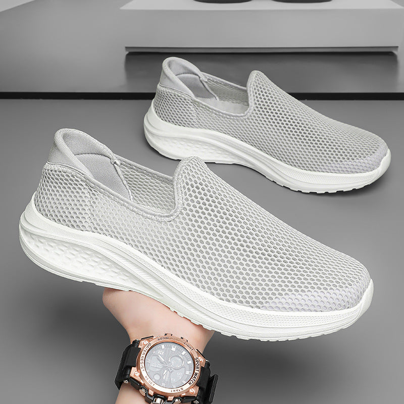 Herren nan atmungsaktiver Netz-Sportschuh mit Schlupfform und stoßdämpfender Laufsohle Echo Archiv