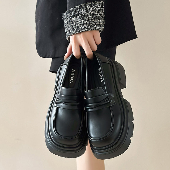 Damen Modische Lederslipper Echo Archiv