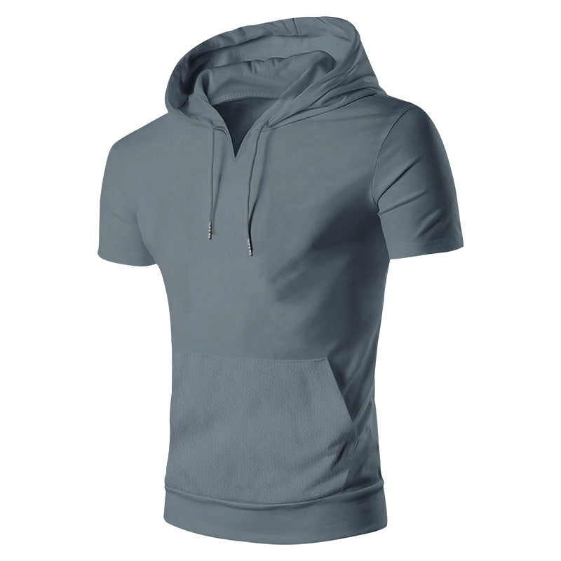 Herren Kapuzenshirt mit V-Ausschnitt und Kängurutasche Echoarchiv