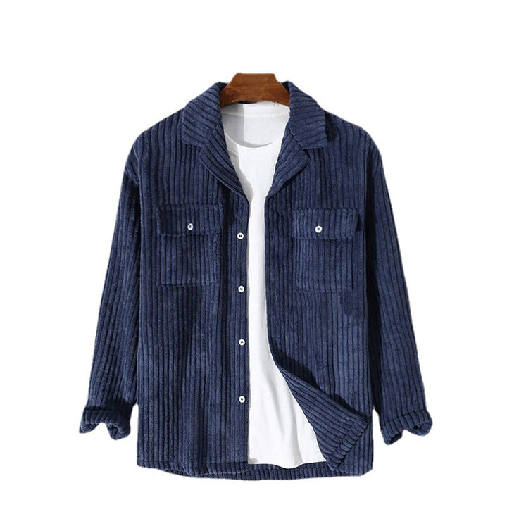 Damen hochwertige geschnittene Cordjacke mit Brusttaschen Echoarchiv