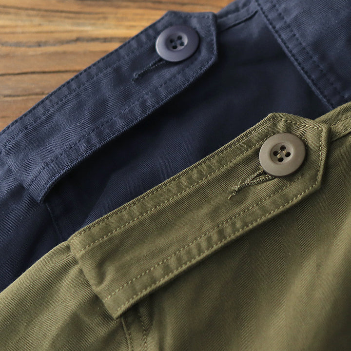 Herren Utility-Jacke mit funktionalen Taschen und klassischem Design Echoarchiv