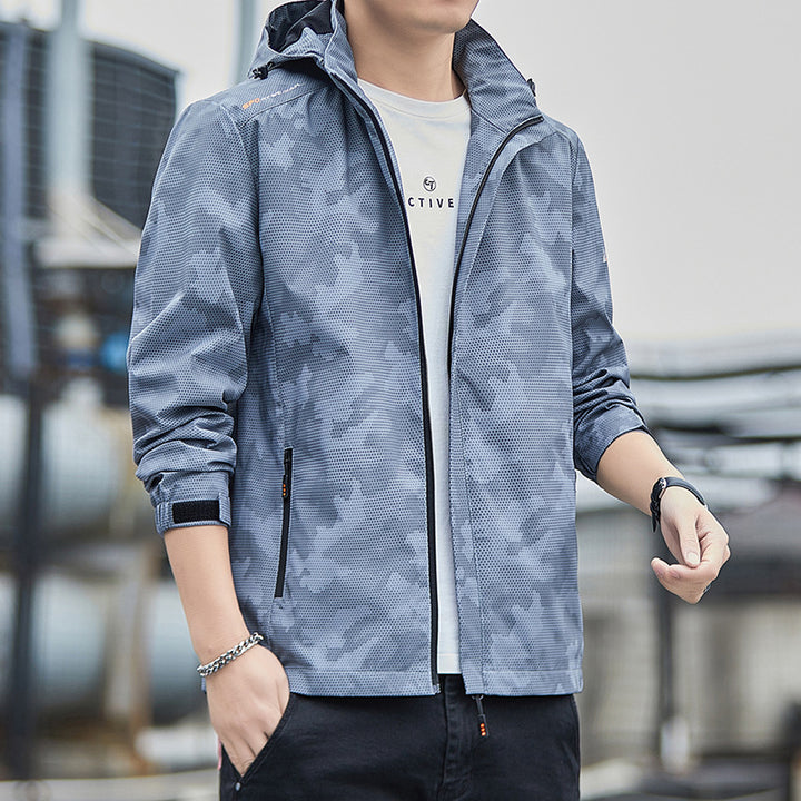 Herren Moderne Übergangsjacke Echo Archiv