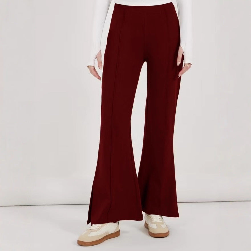 Damen Elegante und weit geschnittene Flared-Hose Echo Archiv