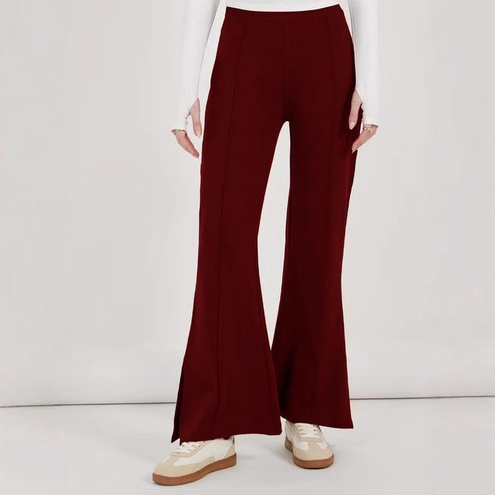 Damen Elegante und weit geschnittene Flared-Hose Echo Archiv
