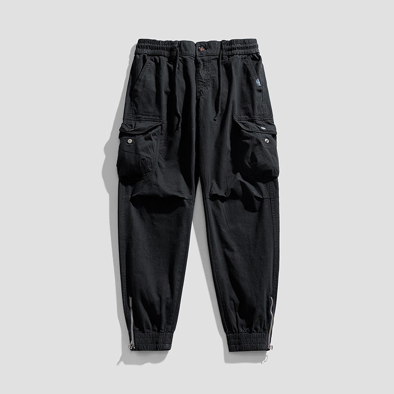 Herren Militärisch inspirierte Cargo-Joggerhose mit Tunnelzugbund und Klapp-Utility‑Taschen Echo Archiv