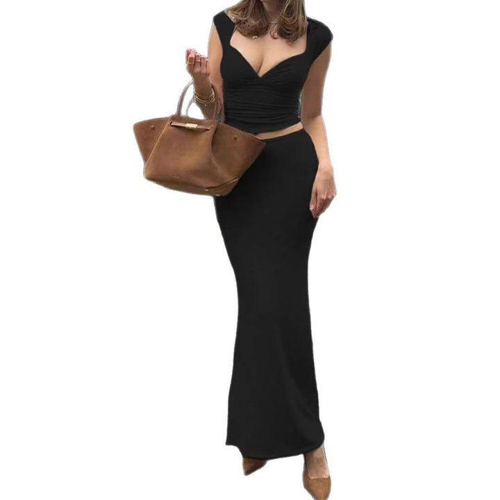 Damen Maxikleid mit elegantem Wickeldetail Echo Archiv