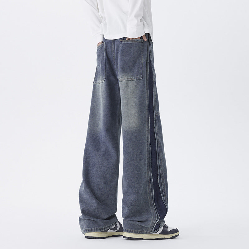 Herren Weit geschnittene Jeans mit innovativem Design Echoarchiv