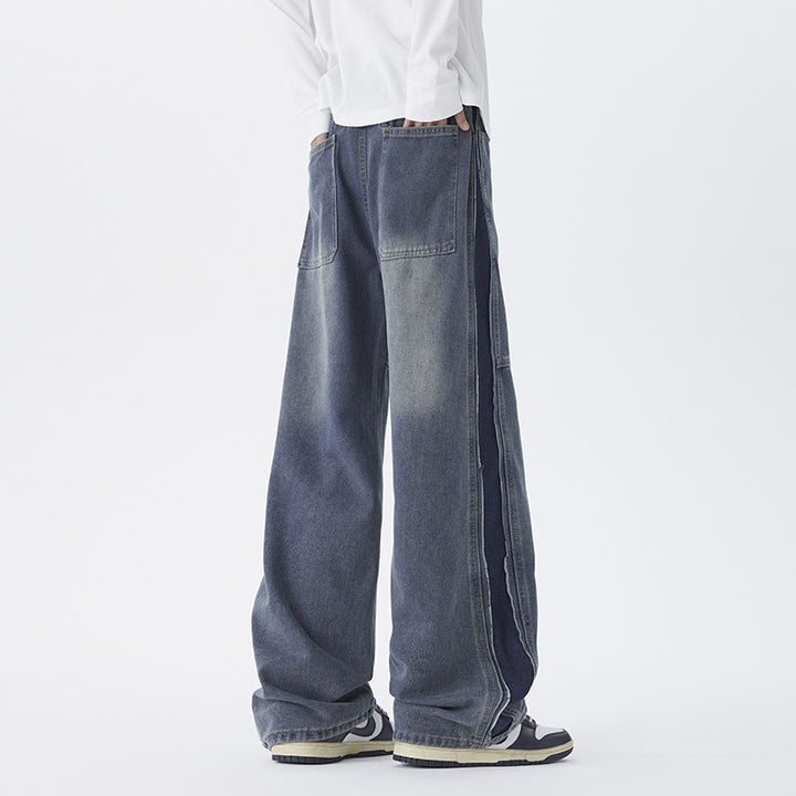 Herren Weit geschnittene Jeans mit innovativem Design Echoarchiv