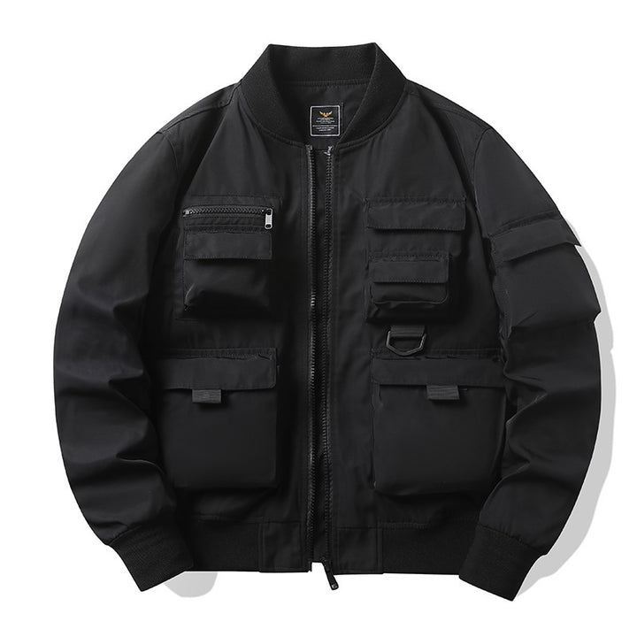 Herren Multitaschen-Tactical-Bomber mit modularen Außenfächern und D-Ring-Details Echo Archiv