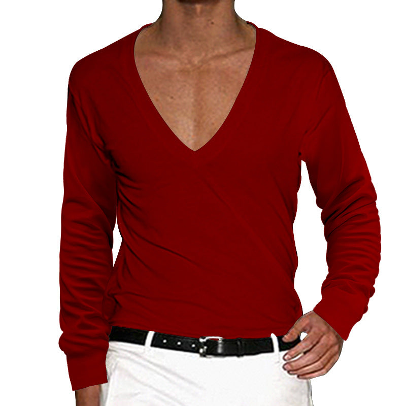 Herren V-Ausschnitt Pullover Echoarchiv