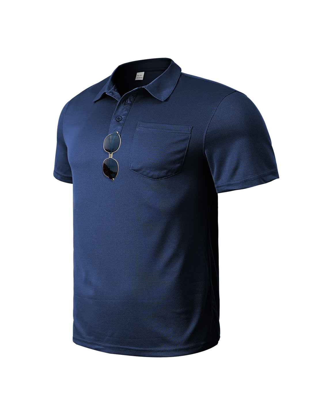 Herren nan funktionales Polohemd mit Brusttasche und atmungsaktiver Meshstruktur Echo Archiv