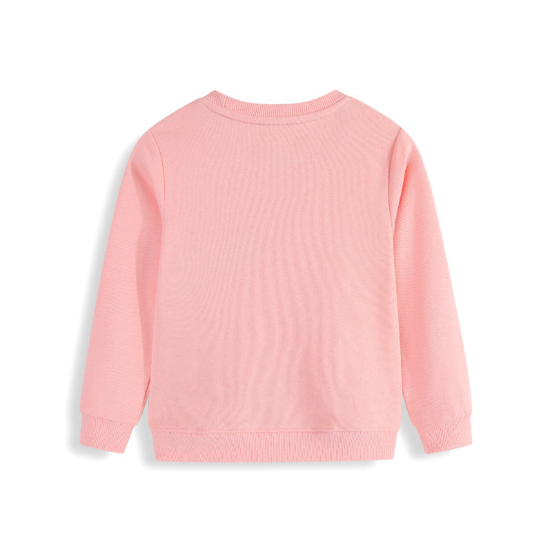 Mädchen Sweatshirt mit niedlichem Dinosaurier-Applikationsdesign Echo Archiv