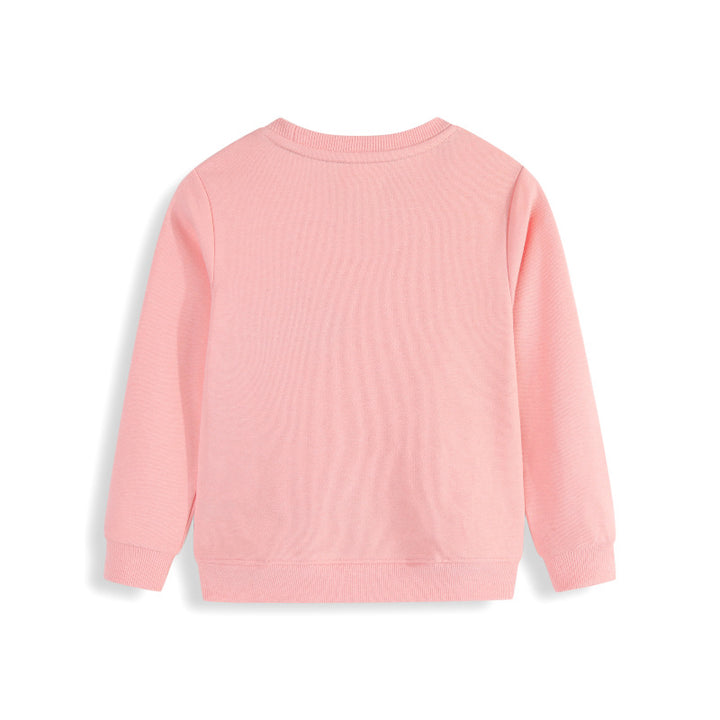 Mädchen Sweatshirt mit niedlichem Dinosaurier-Applikationsdesign Echo Archiv