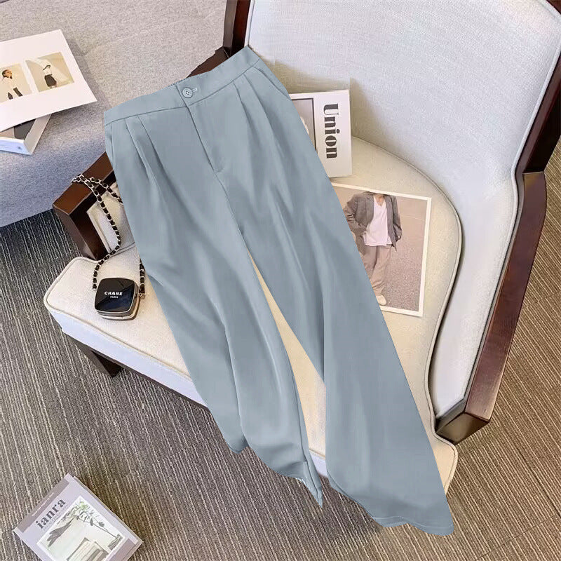 Damen Elegante und weite High-Waist-Hose Echo Archiv