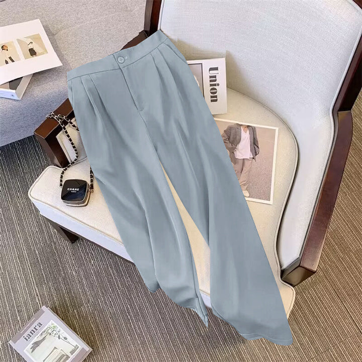 Damen Elegante und weite High-Waist-Hose Echo Archiv