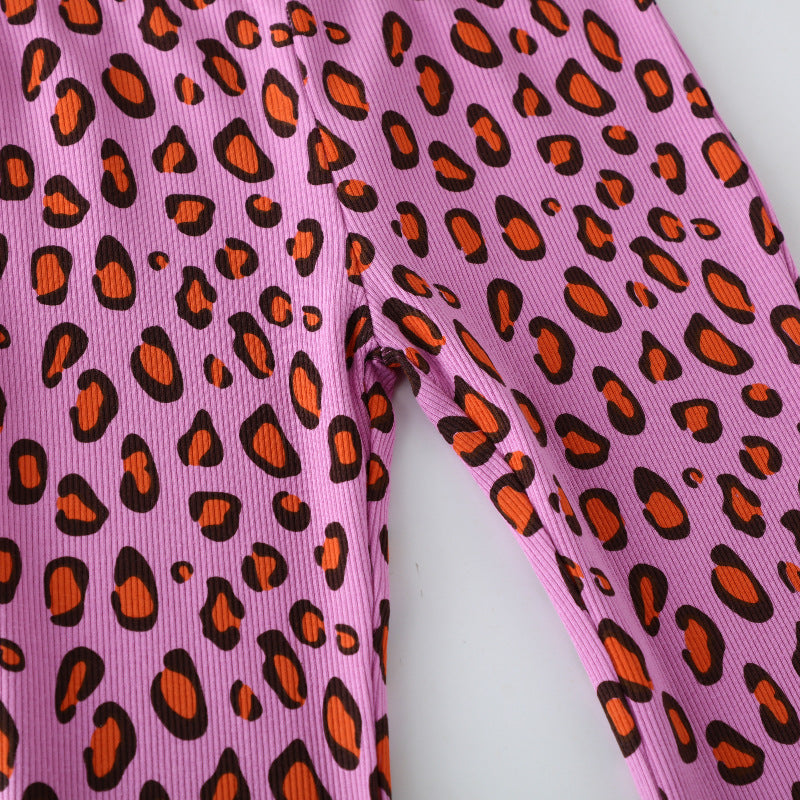 Damen legere Leggings mit animalischem Muster Echo Archiv