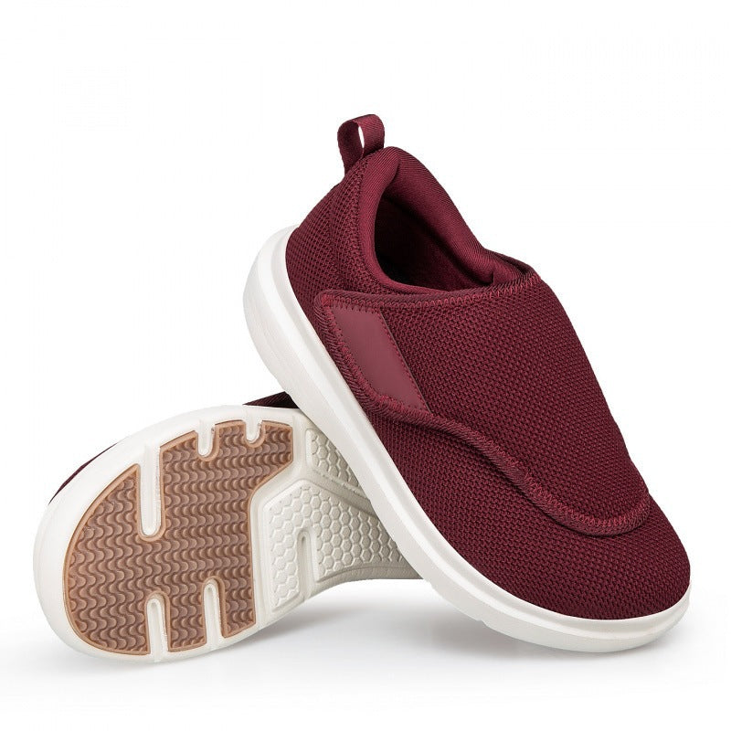Herren Atmungsaktive Slip-On Sneaker mit Klettverschluss Echoarchiv