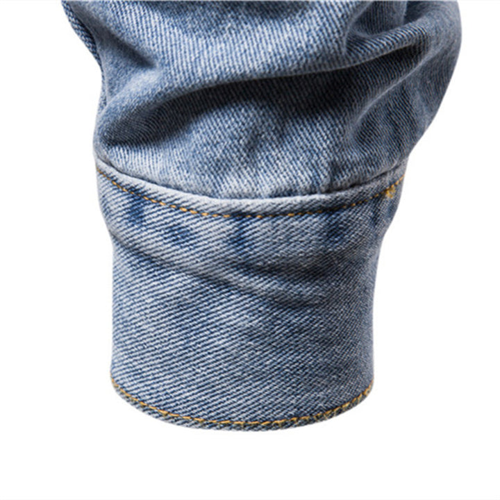 Herren Jeansjacke mit klassischen Details und robustem Design Echoarchiv