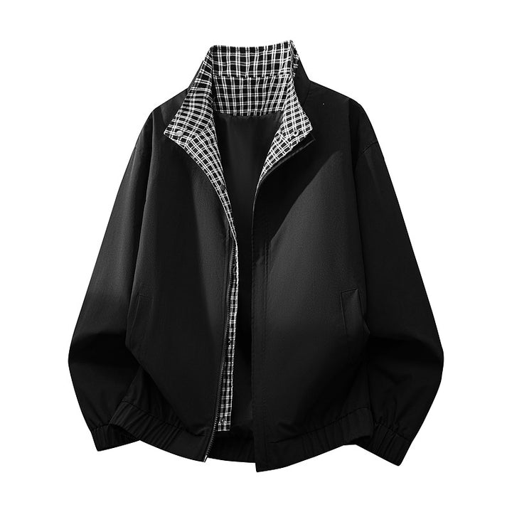 Herren Bequeme Übergangsjacke mit kariertem Innenfutter Echo Archiv