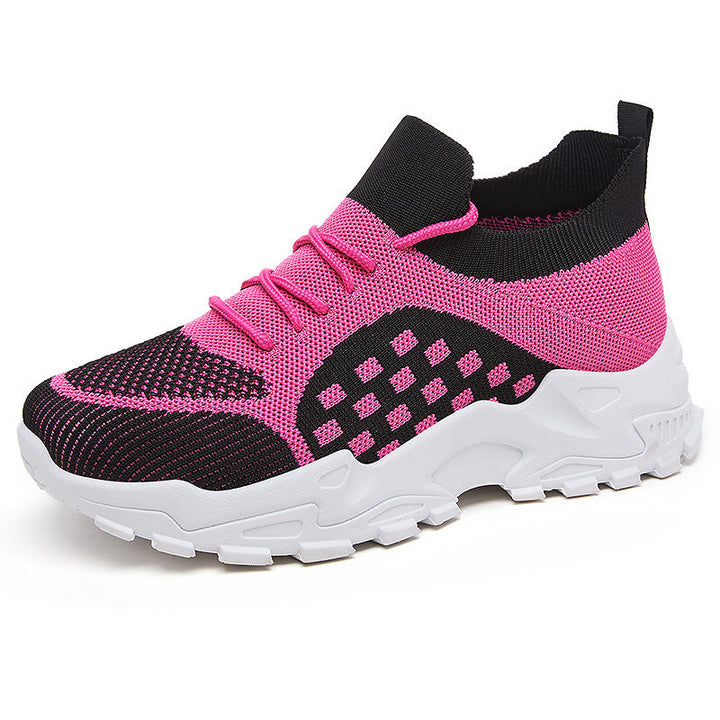 Damen Sportliche Sneaker mit atmungsaktiver Strickoberfläche und flexibler Sohle Echo Archiv