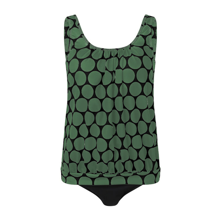 Damen lässiger Tankini mit hoher Taille und elegantem Schnitt Echo Archiv